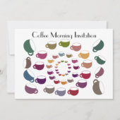 Kaffeekarte Einladung (Vorderseite)