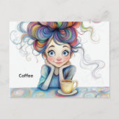 Kaffeekarte Postkarte (Vorderseite)