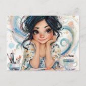 Kaffeekarte Postkarte (Vorderseite)