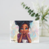 Kaffeekarte Postkarte (Stehend Vorderseite)