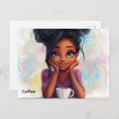 Kaffeekarte Postkarte (Vorne/Hinten)