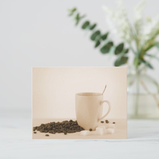 Kaffeekarte Postkarte (Stehend Vorderseite)