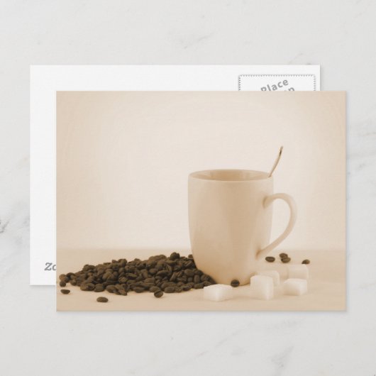 Kaffeekarte Postkarte (Vorne/Hinten)