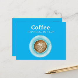 Kaffeekarte Postkarte