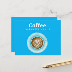 Kaffeekarte Postkarte