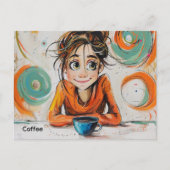 Kaffeekarte Postkarte (Vorderseite)