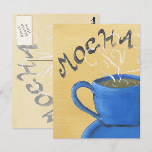 Kaffeekarte Postkarte (Vorne/Hinten)
