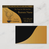 Kaffeekarte Treuekarte (Vorne/Hinten)