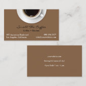 Kaffeekarte Visitenkarte (Vorne/Hinten)
