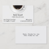 Kaffeekarte Visitenkarte (Vorne/Hinten)