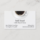 Kaffeekarte Visitenkarte (Vorderseite)