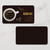 Kaffeekarte Visitenkarte (Vorne/Hinten)