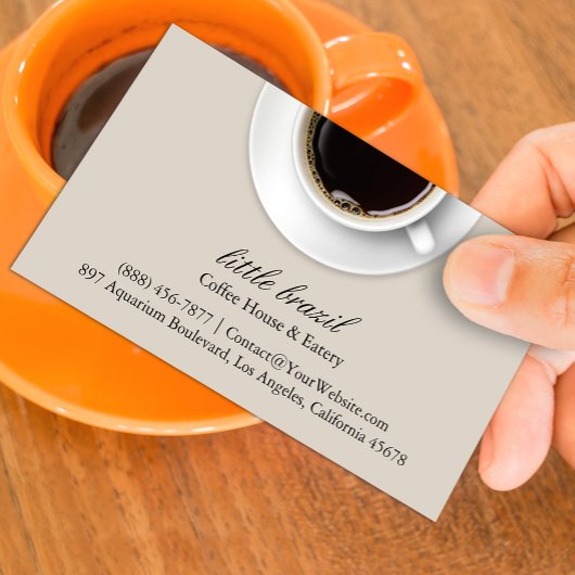 Kaffeekarte Visitenkarte