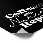 Kaffeekärte wiederholen poster (Ecke)