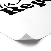 Kaffeekärte wiederholen poster (Ecke)