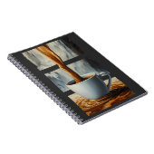 Kaffeekaskade Kunst mit Surreal Wasserfall Flow Notizblock (Rechte Seite)