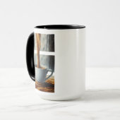 Kaffeekaskade Kunst mit Surreal Wasserfall Flow Tasse (Vorderseite Links)