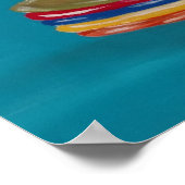 Kaffeekassen Design Plakatwand Kunst Poster (Ecke)