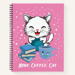 Kaffeekatze buchen notizblock