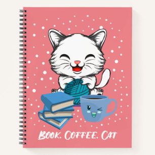 Kaffeekatze buchen notizblock