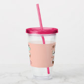 Kaffeekatzen Funny Acryltrinkbecher (Links)