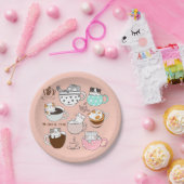 Kaffeekatzen Funny Pappteller (Party)