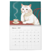 Kaffeekatzen Kalender (Feb 2027)