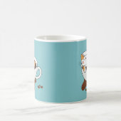 Kaffeekatzen-Spa Kaffeetasse (Mittel)