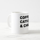 Kaffeekatzen und -kälte kaffeetasse (Vorderseite Links)