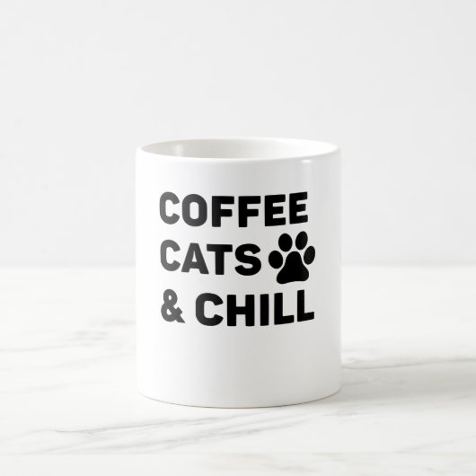 Kaffeekatzen und -kälte kaffeetasse (Mittel)