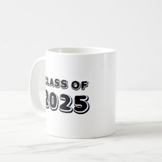Kaffeeklasse 2025 Tasse (Vorderseite Links)