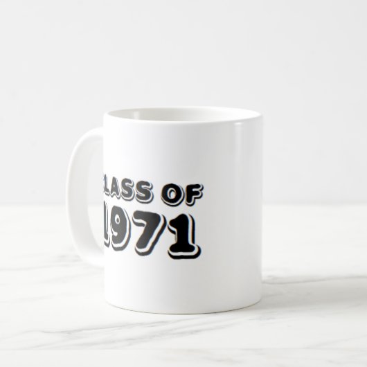 Kaffeeklasse von 1971 Tasse (Vorderseite Links)