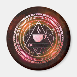 Kaffeeklatsch Burgund Magnet