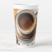 Kaffeeklatsch Latte Tasse (Vorderseite)