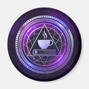 Kaffeeklatsch Lila Magnet