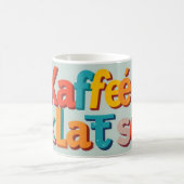 Kaffeeklatsch Personalisierter deutscher Kaffeetre Kaffeetasse (Mittel)