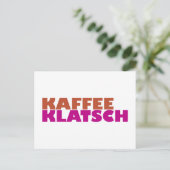 Kaffeeklatsch Postkarte (Stehend Vorderseite)