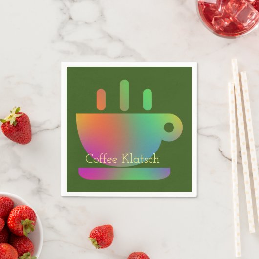 Kaffeeklatsch-Verlauf Serviette (Beispiel)