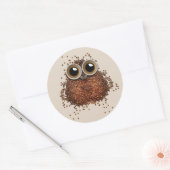 Kaffeekleber Runder Aufkleber (Umschlag)