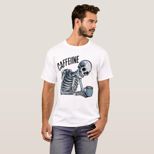 Kaffeeknochen T-Shirt (Vorne ganz)