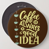 Kaffeekochen Button (Vorne & Hinten)