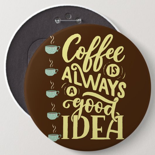 Kaffeekochen Button (Vorne & Hinten)