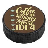 Kaffeekochen Eishockey Puck (3/4)