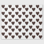 Kaffeekochen Holzkastenschild Geschenkpapier (Flach)