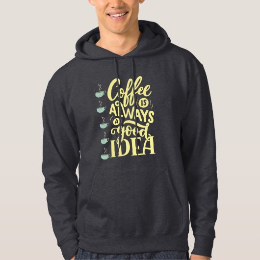 Kaffeekochen Hoodie (Vorderseite)