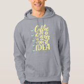 Kaffeekochen Hoodie (Vorderseite)