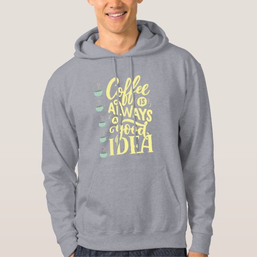 Kaffeekochen Hoodie (Vorderseite)