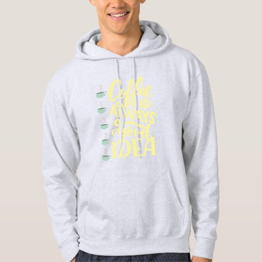 Kaffeekochen Hoodie (Vorderseite)
