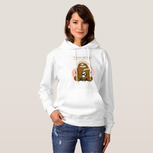 Kaffeekochen Hoodie (Vorne ganz)