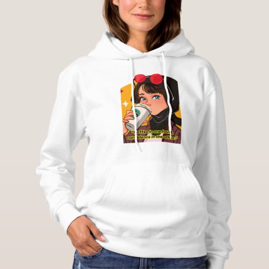 Kaffeekochen Hoodie (Vorderseite)